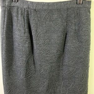 🆕Carmen Marc Valvo>Wool textured skirt NWOT